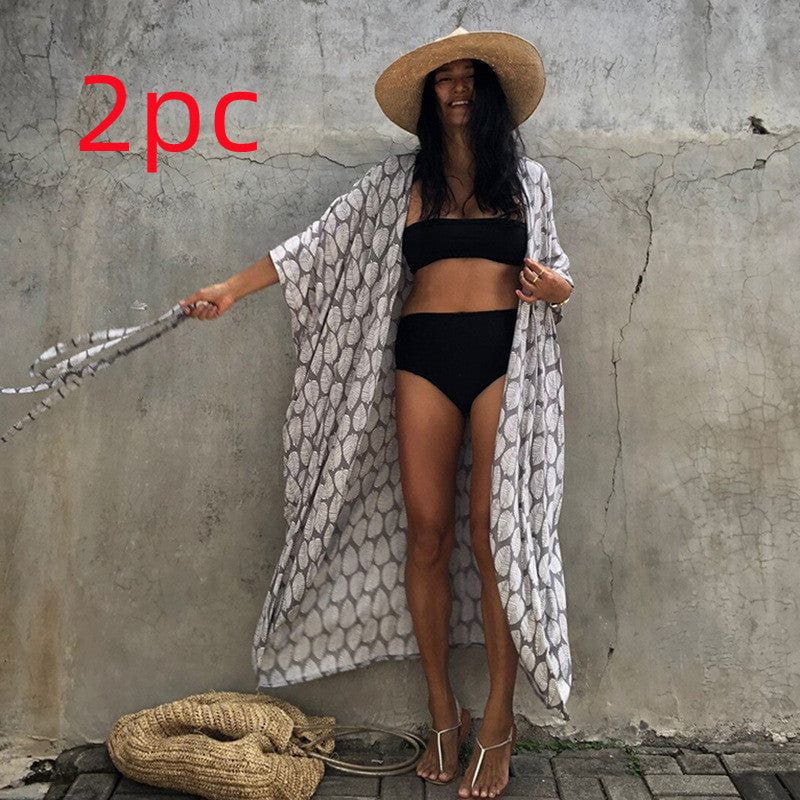 Cheky - Polyester Ladies Sun Protection Resort Beach Dress Cover Up