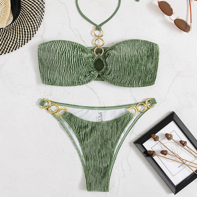 Cheky - Ladies Swimwear Special Fabric Beach Swimwear Summer Sexy Ladies Swimwear Bikini