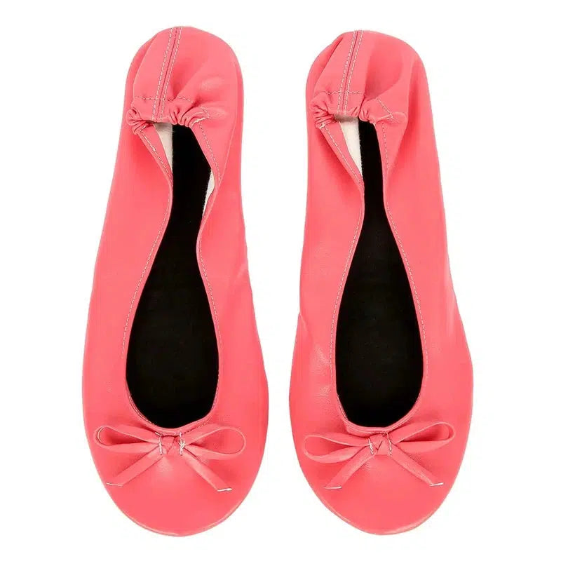 Cheky - Women Shoes Flats Portable Fold Up Ballerina