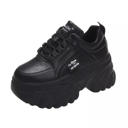 Cheky - Stylish Chunky Platform Sneakers - Versatile & Comfortable