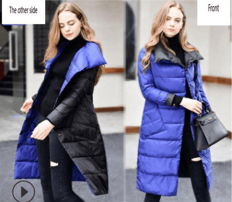 Cheky - Duck Down Long Women Warm Winter puffer Jacket