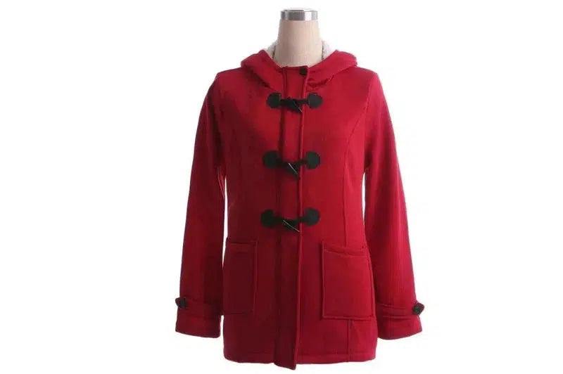 Cheky - Horn buckle coat female