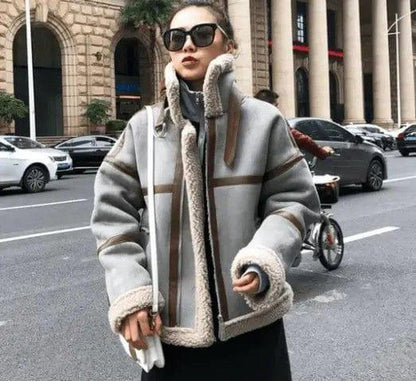 Cheky - Lamb wool coat