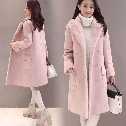 Cheky - Lamb wool coat women