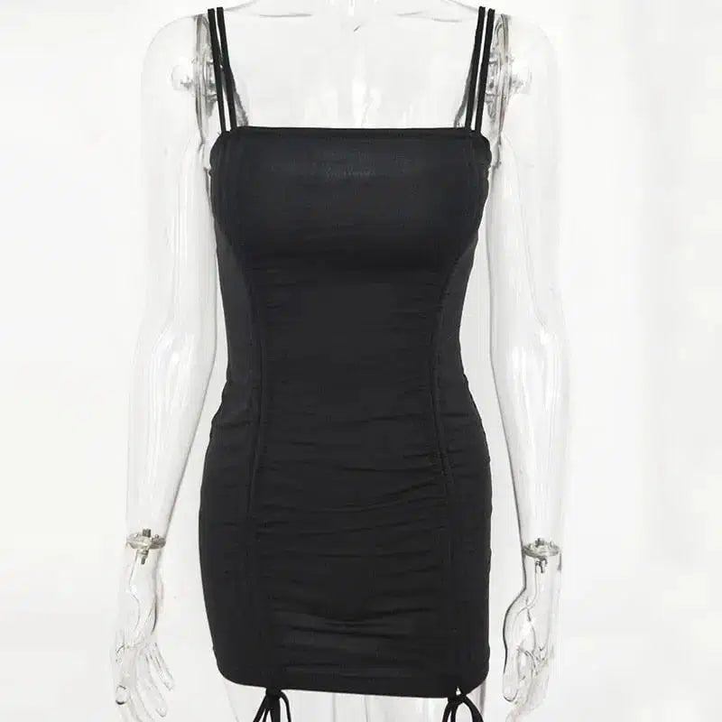 Cheky - Articat Spaghetti Strap Sexy Backless Women Summer Dress