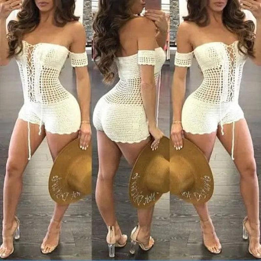 Cheky - Sexy hand crochet swimsuit