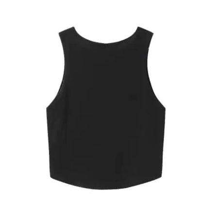 Cheky - Yes Daddy Sleeveless Crop Top for Women