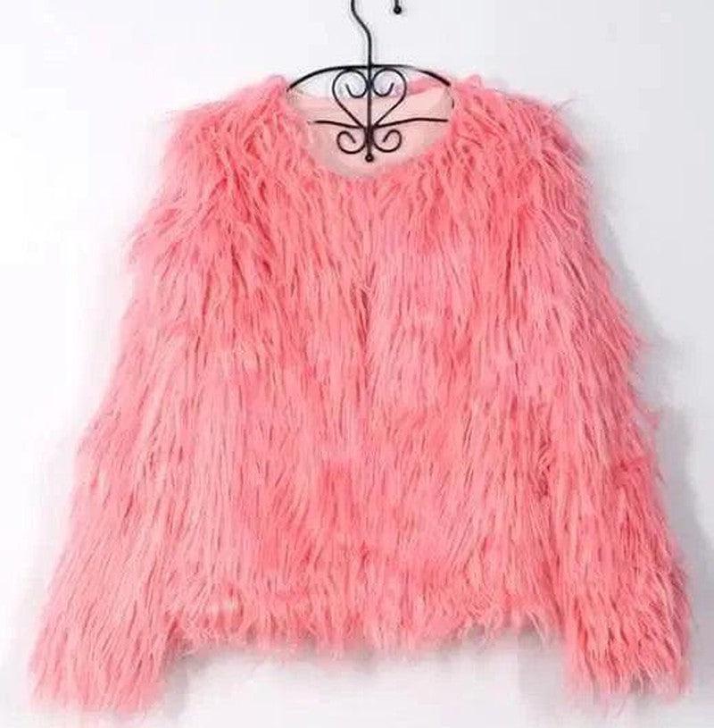 Cheky - new autumn and winter foreign trade ladies fur coat