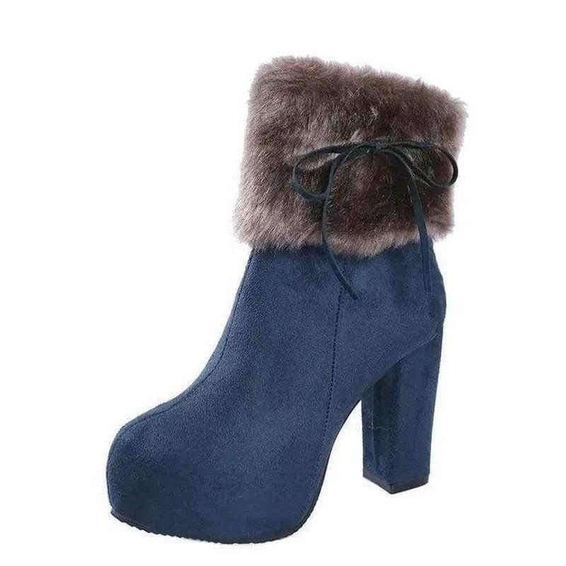 Cheky - New Style Platform Martin Boots Plus Cashmere Women