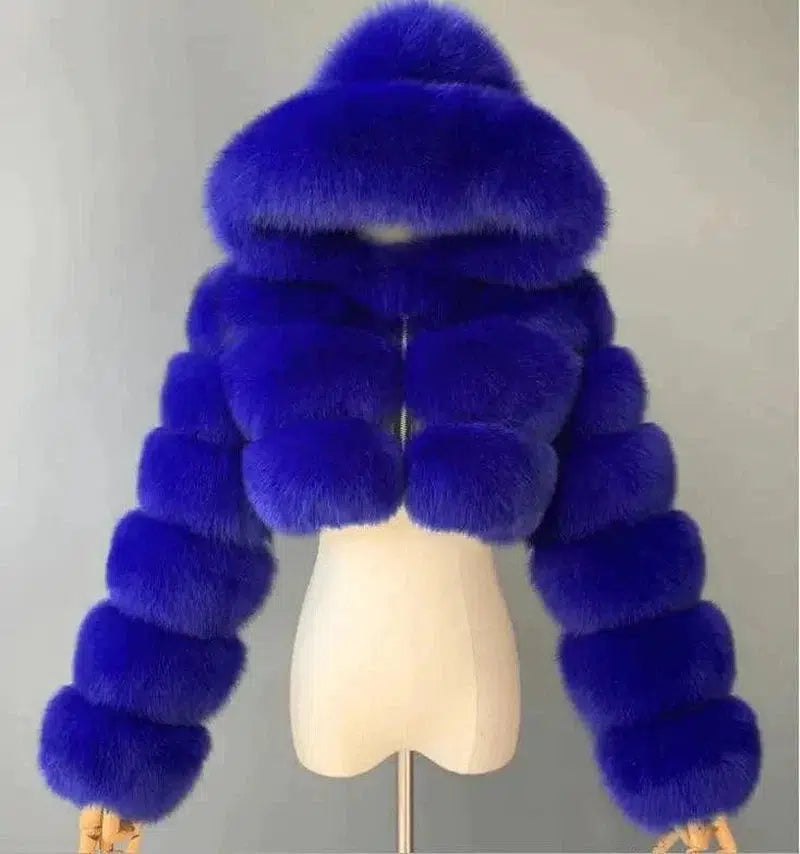 Cheky - New Winter Faux Fur Coat for Women