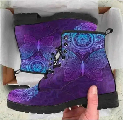 Cheky - Printed high-top boots women