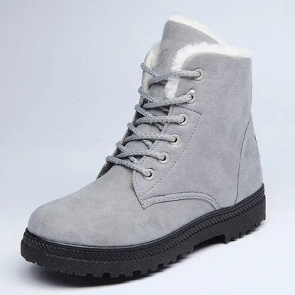 Cheky - Winter Snow Boots With Warm Plush Ankle Boots For Women Shoes